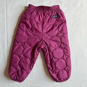 Patagonia kids reversible snow pants